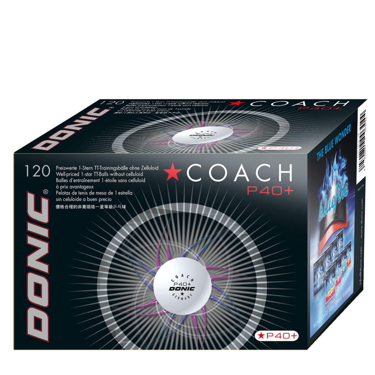 Donic coach p40 + 1*